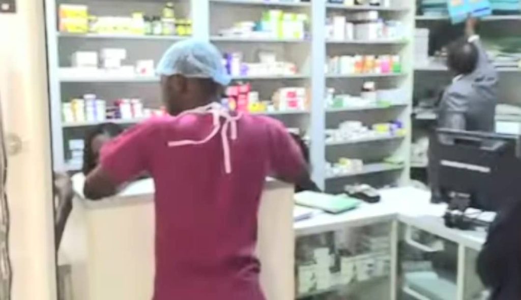 Assisting with free Dispensory.